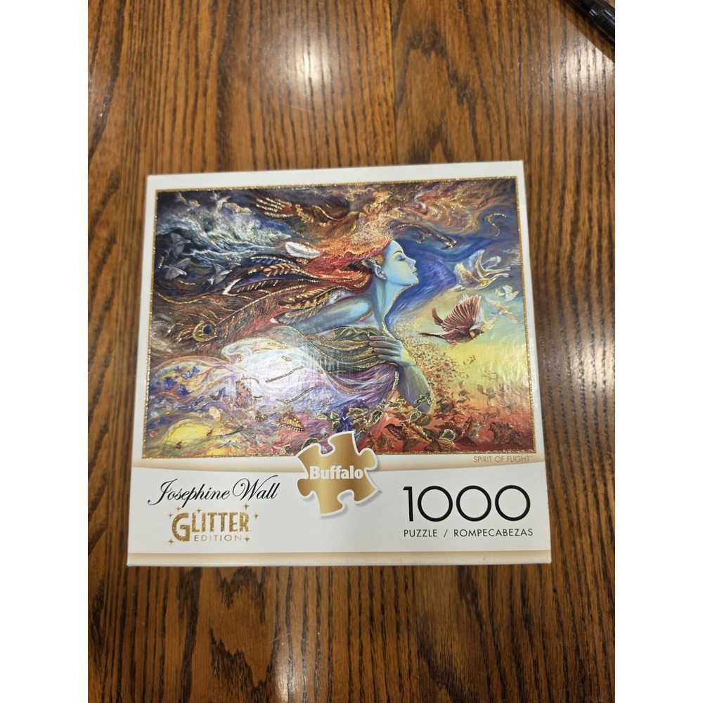 Josephine Wall Spirit of Flight Glitter Edition 1000 Pc Puzzle Fantasy Complete